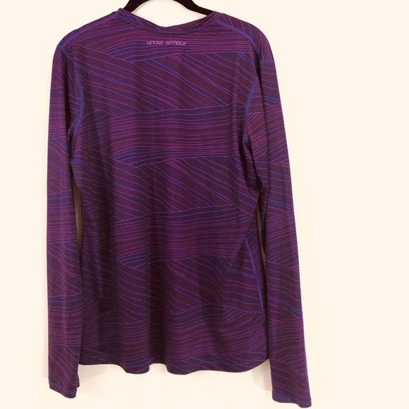 Under Armour Woman’s Sz XL/TG/EG Fitted Top Heat - Picture 3 of 8